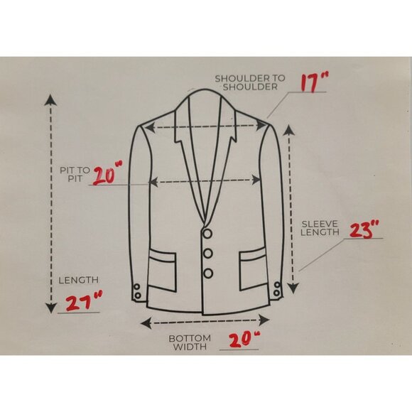 Vintage GHIA Red Button-Up Men's Western Blazer Embroidered Desert Sunset Sz 36 - Picture 9 of 9